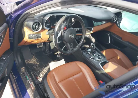 2020 Alfa Romeo Giulia Awd from USA, damaged, VIN ZARFANAN3L7632314